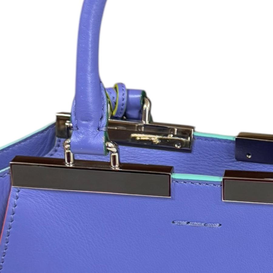 FENDI フェンディ プチトロワジュール ショルダーバッグ レザー FENDI フェンディ プチトロワジュール ショルダーバッグ レザー