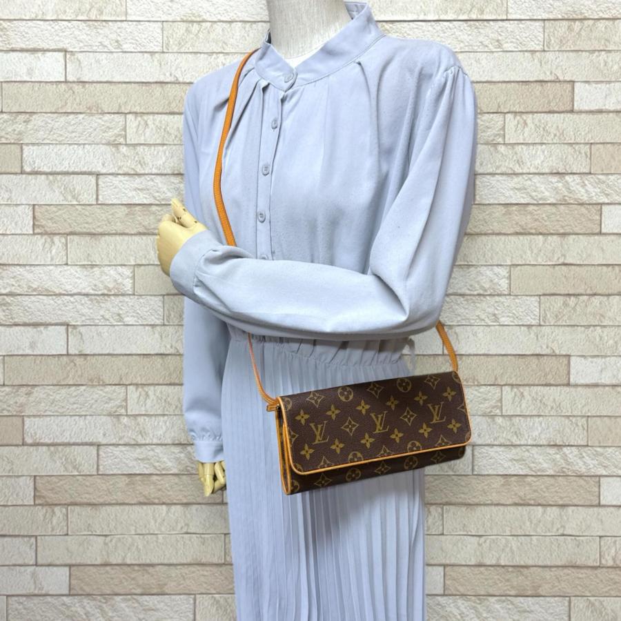 ルイヴィトン モノグラム ポシェットツインGM M58182 バッグ 紐無し LOUIS VUITTON（ルイ・ヴィトン） ポシェットツインGM モノグラム