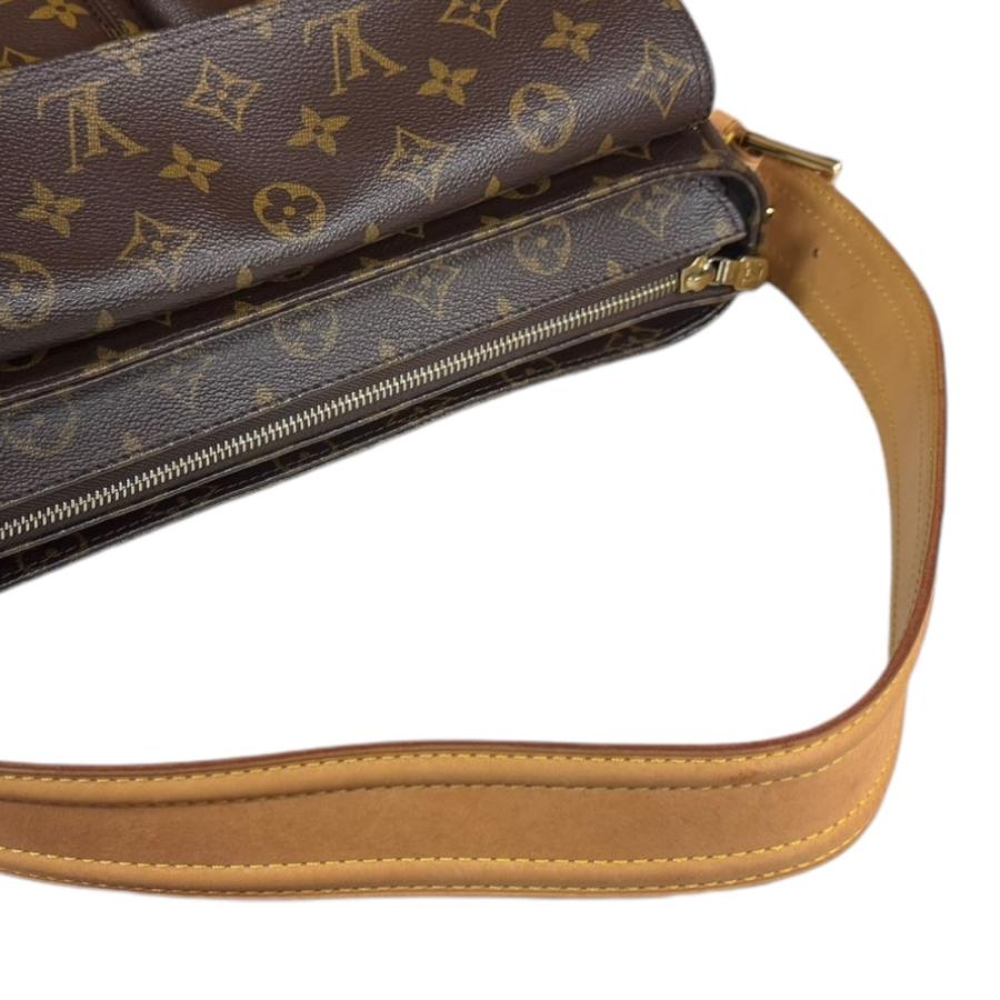 中古 ルイ ヴィトン LOUIS VUITTON M51163 MI1004 レディース ショルダーバッグ モノグラム ブラウン モノグラムキャンバス ルイ・ヴィトン LOUIS VUITTON ヴィバシテGM M51163 ブラウン