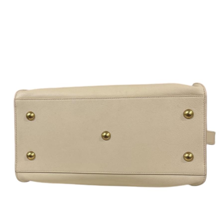 サンローラン プチバカス Yライン ショルダーバッグ レザー 311210 ベージュ レディース SAINT LAURENT  中古 サンローラン プチバカス Yライン ショルダーバッグ レザー 311210