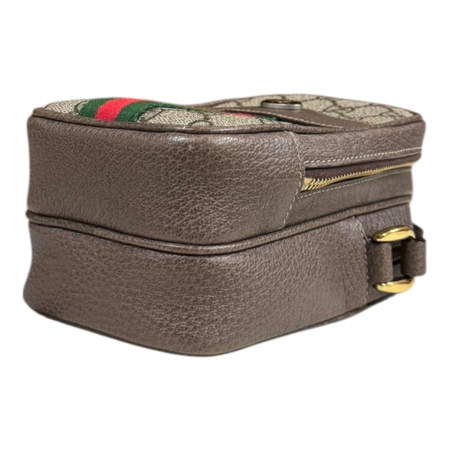 グッチ ミニポシェット オフィディア ショルダーバッグ GGスプリームキャンバス 546595 ベージュ レディース GUCCI  中古 GUCCI - グッチ ミニポシェット オフィディア ショルダーバッグ GG