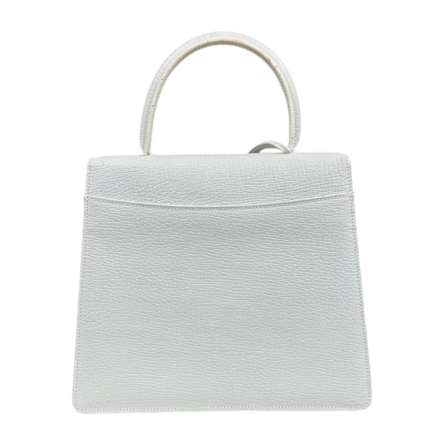 LOEWE（ロエベ） バルセロナ ハンドバッグ レザー ホワイト レディース