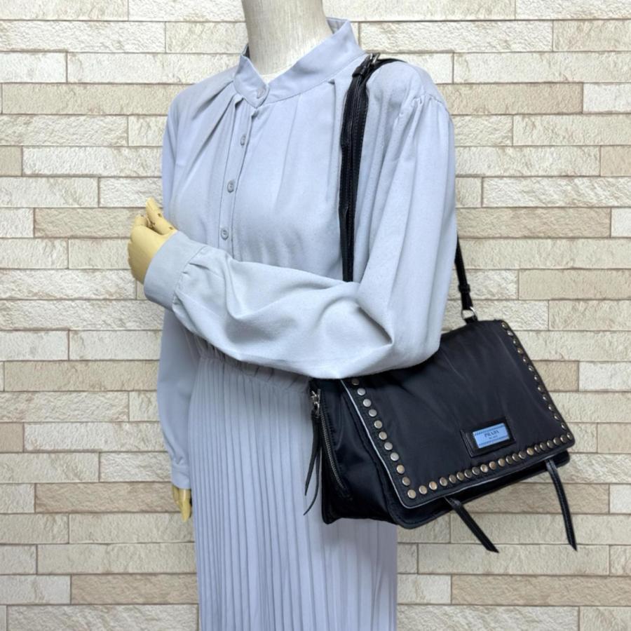 PRADA（プラダ） エティケット ショルダーバッグ ナイロン 1BD081 