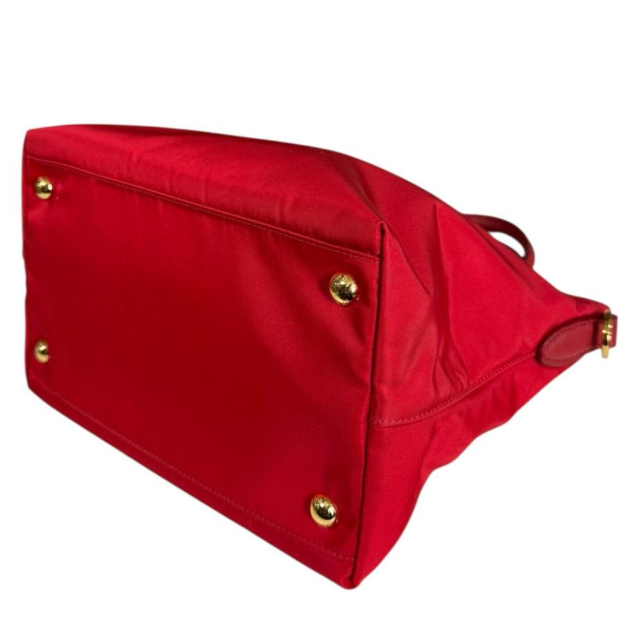 PRADA（プラダ） ショルダーバッグ ナイロン 1BA275 レッド レディース