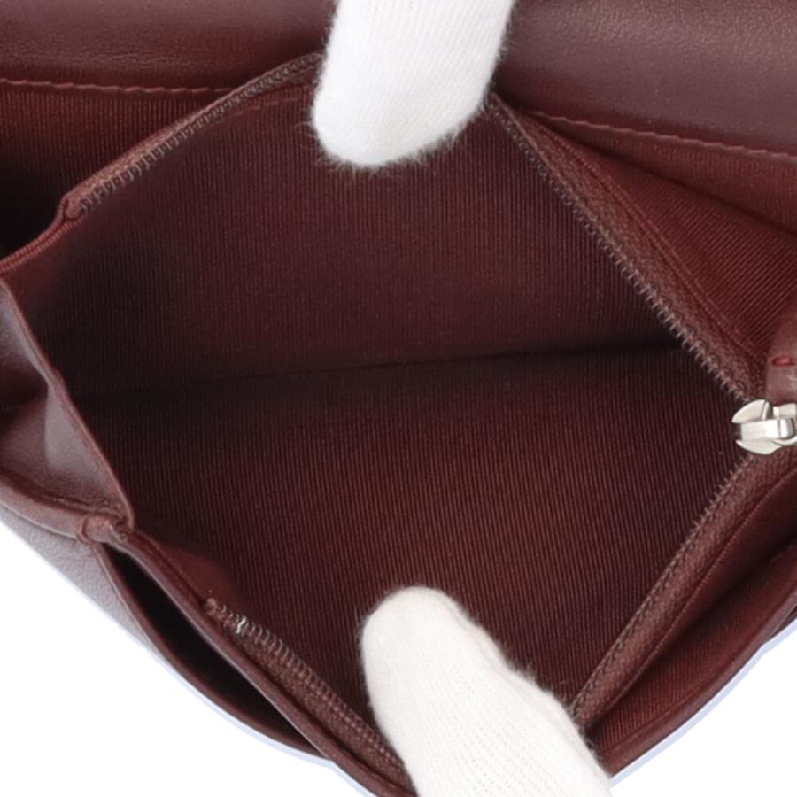 シャネル タイムレスクラシック ロング フラップ ウォレット マトラッセ 長財布 ラムスキン A31509 レディース CHANEL  中古 CHANEL（シャネル） タイムレスクラシック ロング フラップ ウォレット