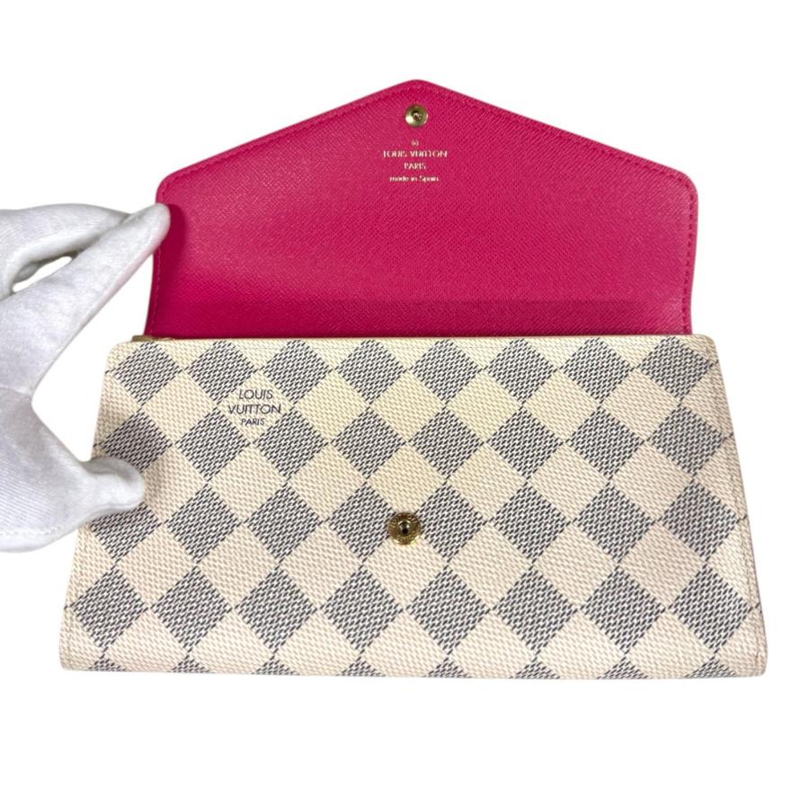 【美品】ルイヴィトン ポルトフォイユサラ ダミエ アズール 長財布 楽天市場】ルイヴィトン ファスナー長財布(小銭入れあり) ダミエ