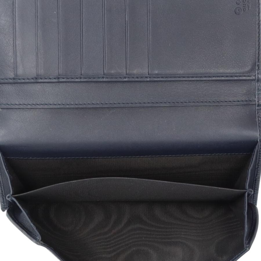 グッチ マイクログッチシマ 長財布 レザー 449393 ユニセックス GUCCI  中古 GUCCI（グッチ） マイクログッチシマ 長財布 レザー 449393 ユニ