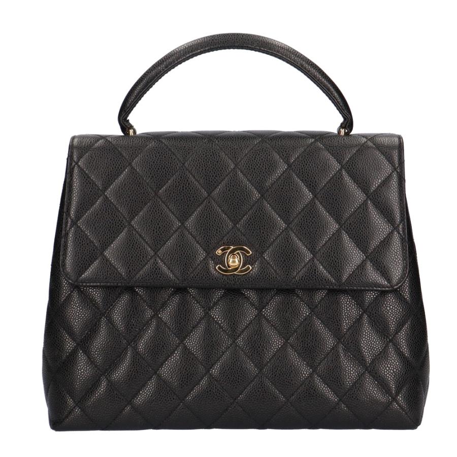 CHANEL（シャネル） マトラッセ ハンドバッグ キャビアスキン ブラック 