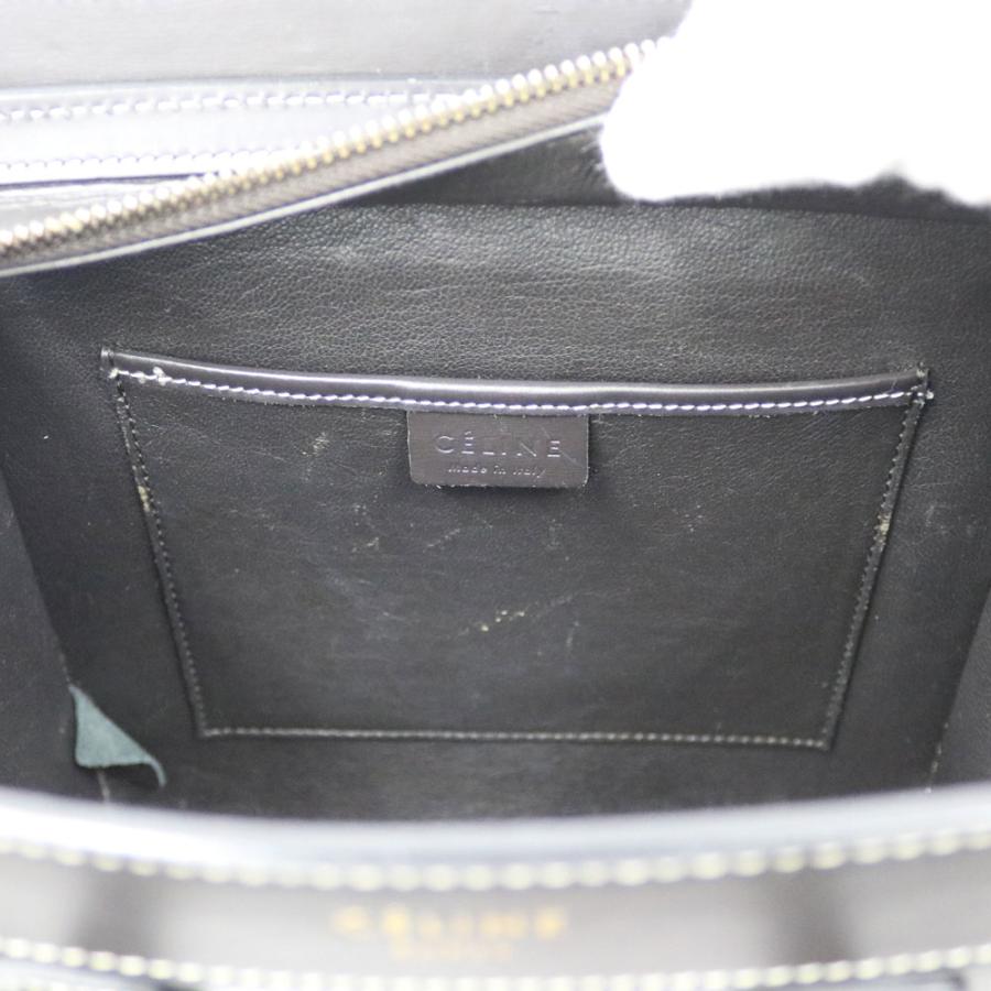セリーヌ CELINE ラゲージ　ナノ ショルダーバッグ レザー マルチ レディース 中古 CELINE（セリーヌ） ラゲージ ナノ ショルダーバッグ レザー マルチ