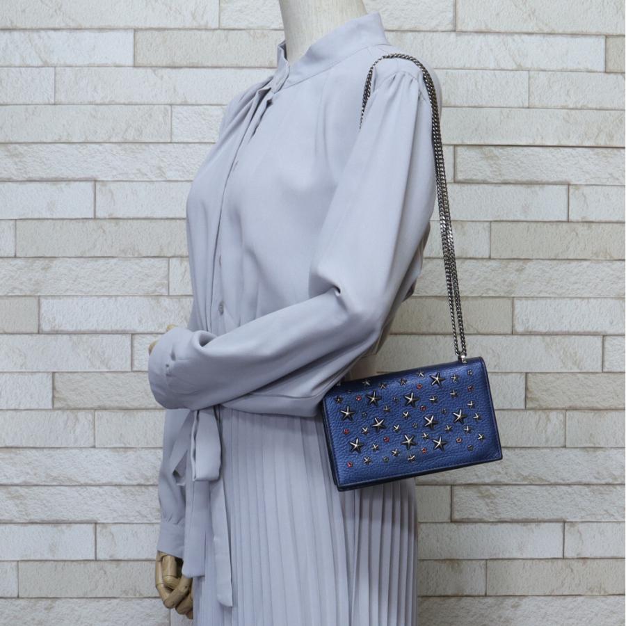 ジミーチュウ ❤︎ スタッズワンショルダーバッグ Jimmy Choo ジミーチュウ スターモチーフ スタッズ ショルダー