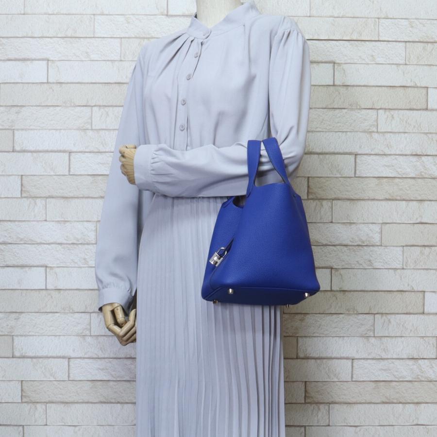HERMES エルメス ピコタンロックPM ハンドバッグ トリヨンクレマンス 