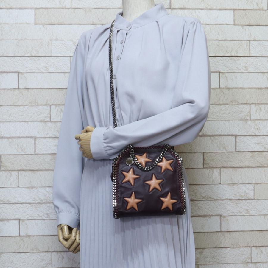 新作Stella McCartneyファラベラミニショルダーバッグ (パープル)