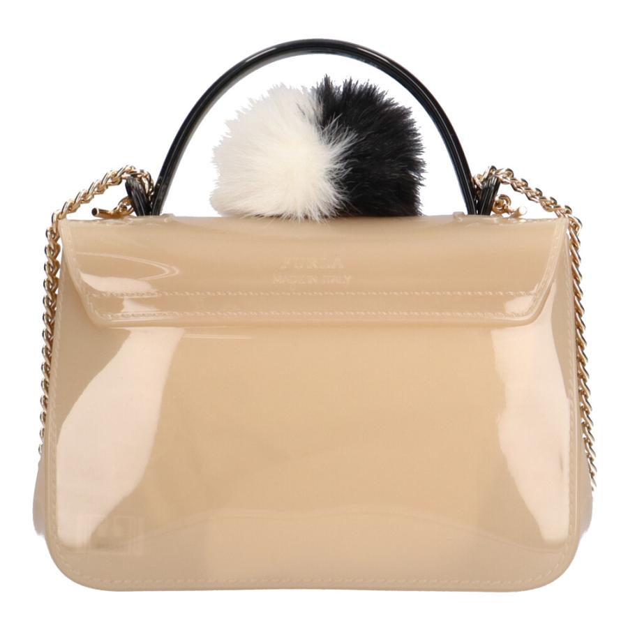 フルラ Furla キャンディ ショルダーバッグ PVC ベージュ レディース中古 フルラ Furla キャンディ ショルダーバッグ PVC ベージュ レディース