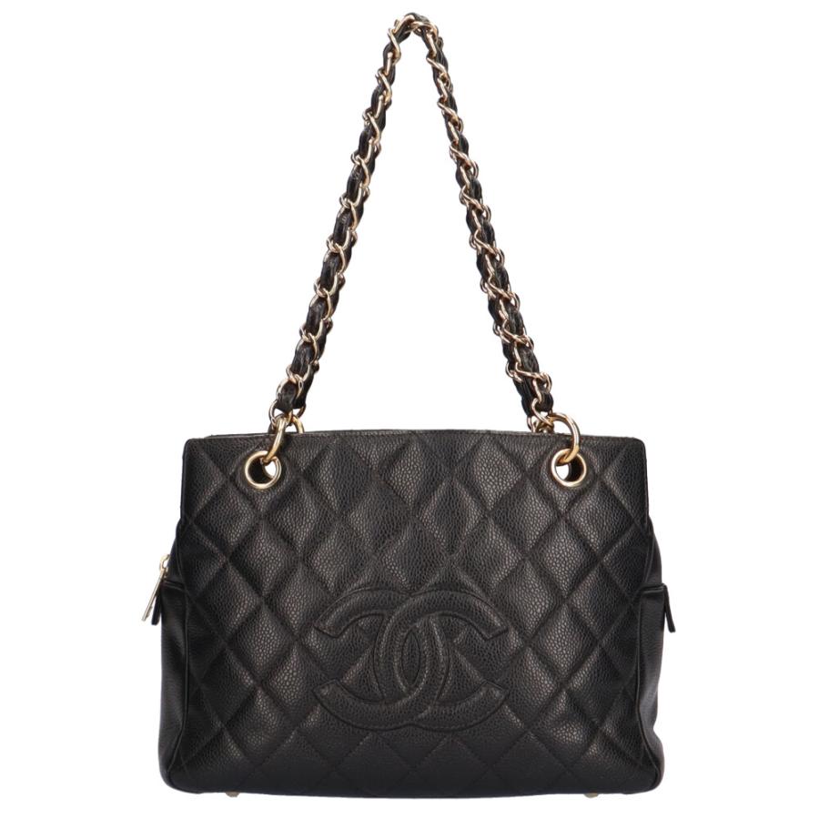CHANEL シャネル マトラッセ キャビアスキン チェーンハンド CHANEL（シャネル） チェーン マトラッセ ハンドバッグ キャビアスキン