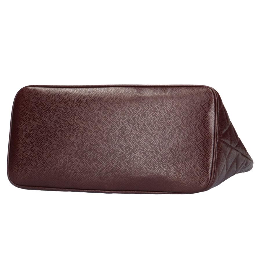 シャネル トートバッグ 復刻トート キャビアスキン ブラウン レディース CHANEL シャネル 復刻トート トートバッグ キャビアスキン