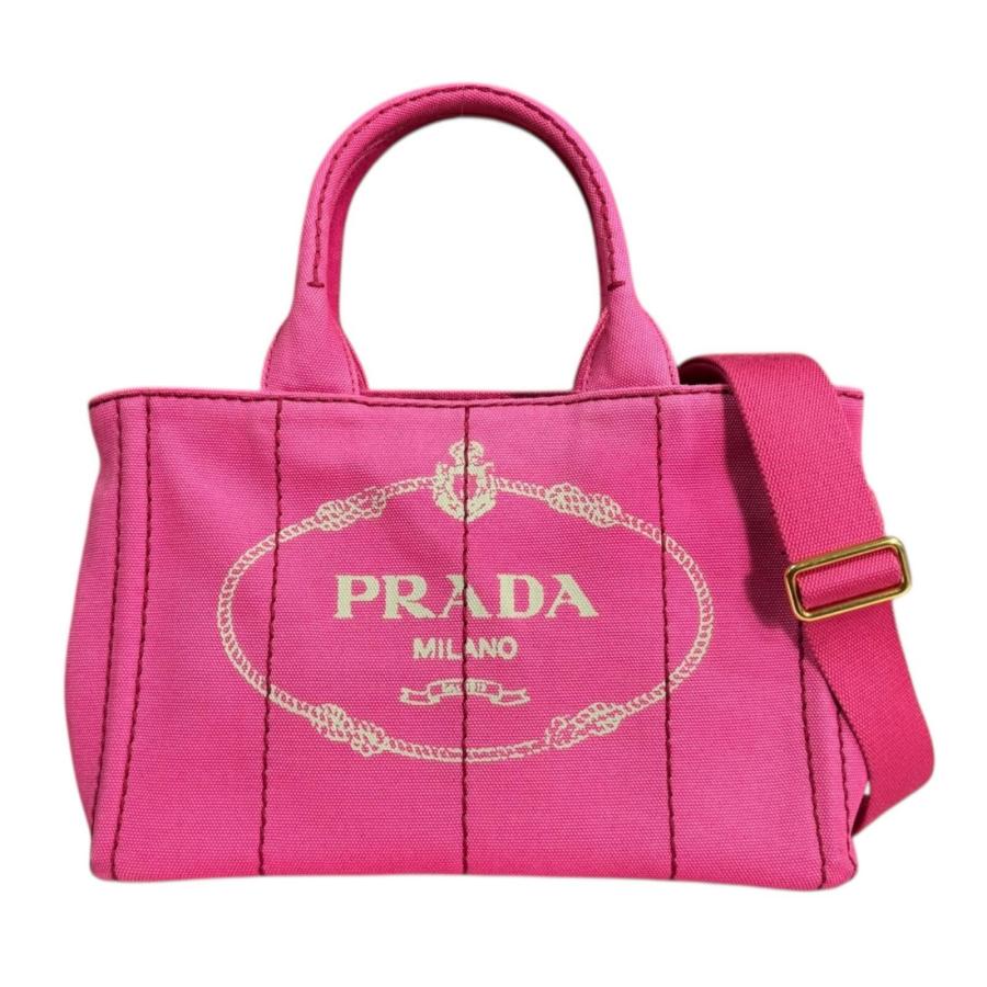 PRADA（プラダ） カナパトートSS ショルダーバッグ キャンバス 1BG439