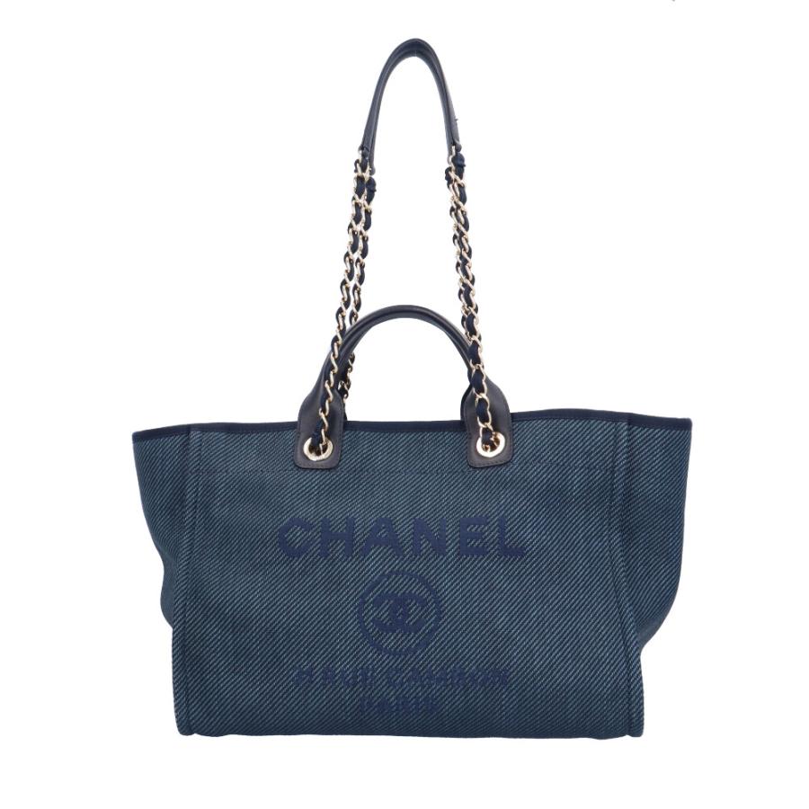 CHANEL シャネル ドーヴィルGM ショルダーバッグ ストロー