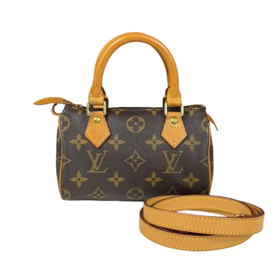 ルイヴィトン ミニスピィーディ モノグラム ショルダーバッグ モノグラムキャンバス M4154 ブラウン レディース LOUIS VUITTON  中古  R&Kリサイクルキング LOUIS VUITTON（ルイ・ヴィトン） ミニスピィーディ モノグラム