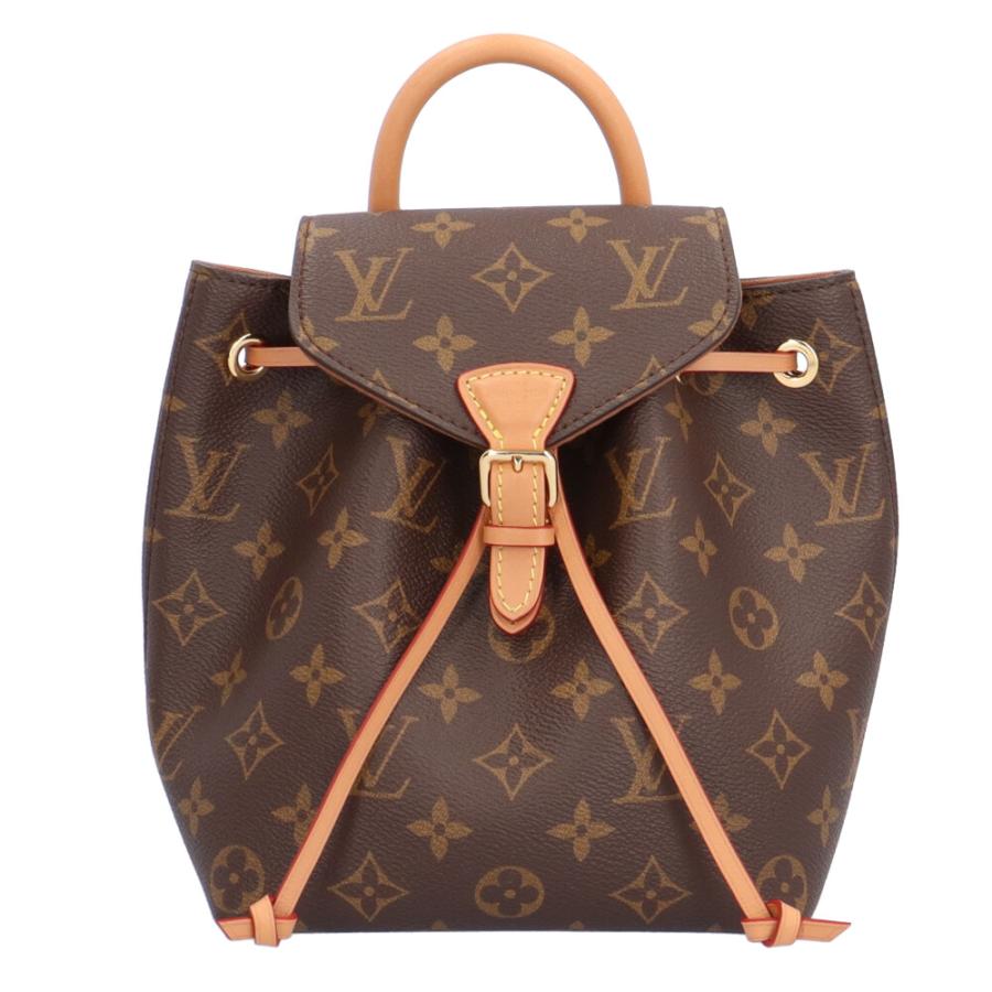 【5pc3348】ルイヴィトン リュック・デイパック モノグラム モンスリNMBB M45502  ブラウン【中古】レディース LOUIS VUITTON（ルイ・ヴィトン） モンスリNMBB モノグラム リュック