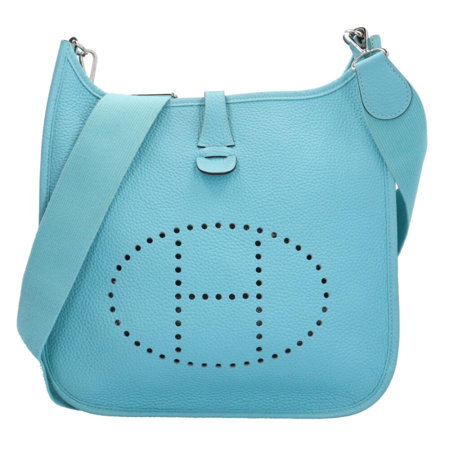 ✨新品展示品✨HERMES エブリン3 PM❤️ショルダーバッグ♪人気のブルー HERMES（エルメス） エブリンIII PM ショルダーバッグ レザー ブルー