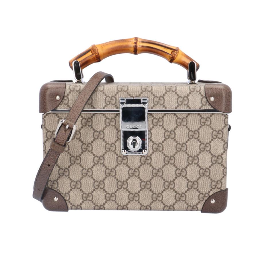 GUCCIバック グッチバンブー ミニショッパー ブラック ゴールド金具