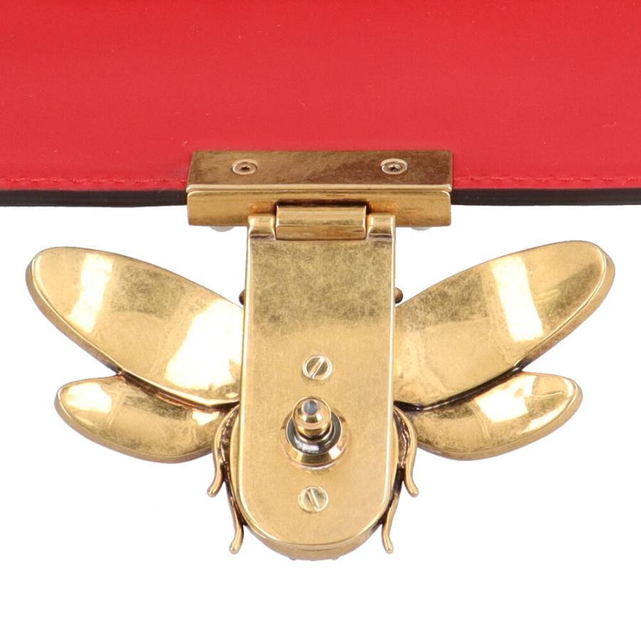 GUCCI（グッチ） クイーンマーガレット Bee ショルダーバッグ レザー