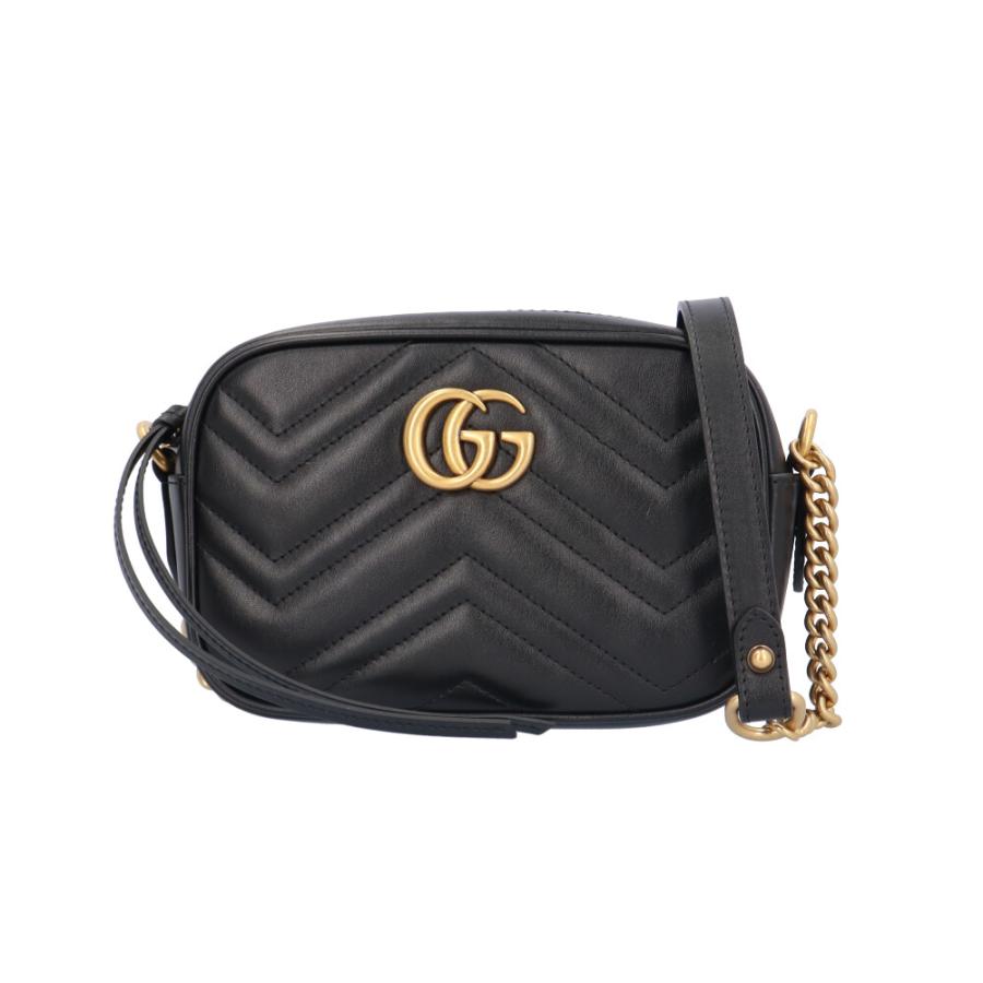 GUCCI（グッチ） キルティングミニバッグ GGマーモント ショルダー