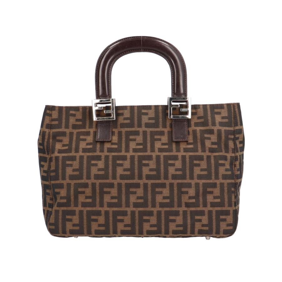 [fAKE品]FENDI ズッカ ハンドバッグ キャンバス ブラウン レディース FENDI（フェンディ） ズッカ ハンドバッグ キャンバス 26329 ブラウン