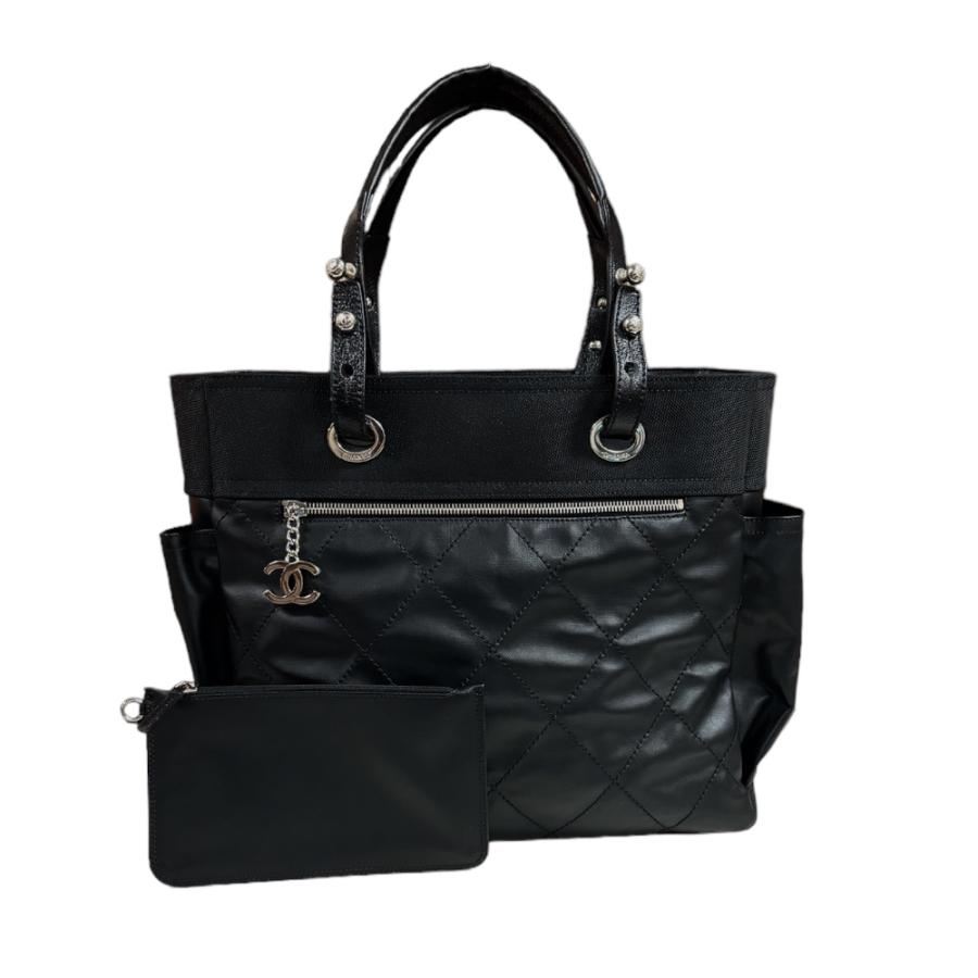 シャネルCHANEL パリビアリッツGMトートバッグ美品バッグ