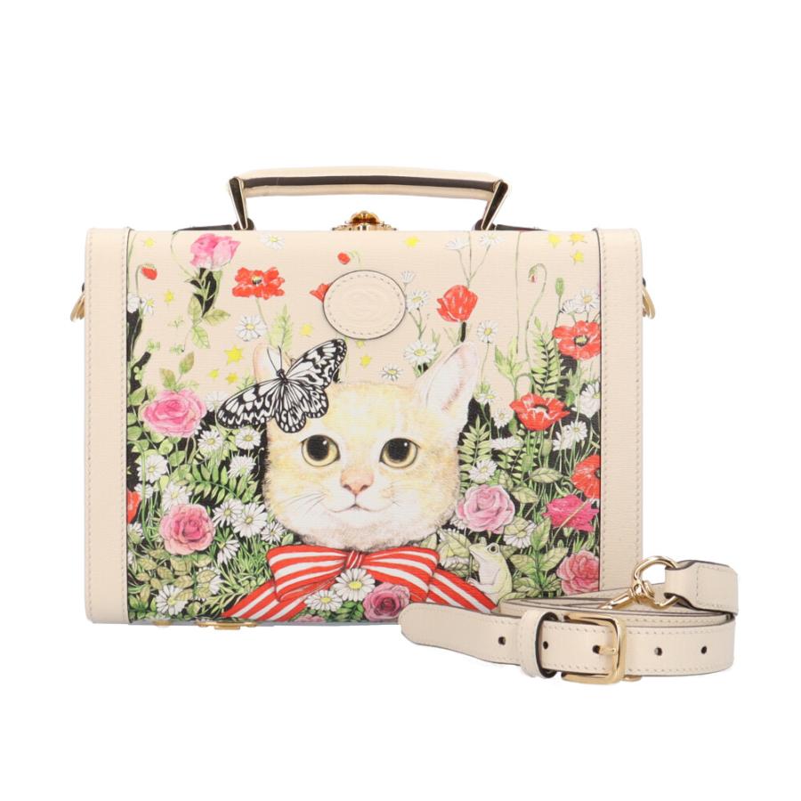 グッチ ヒグチユウココラボトランクケース ショルダーバッグ レザー 633587 マルチカラー レディース GUCCI  中古 GUCCI（グッチ） ヒグチユウココラボトランクケース ショルダーバッグ