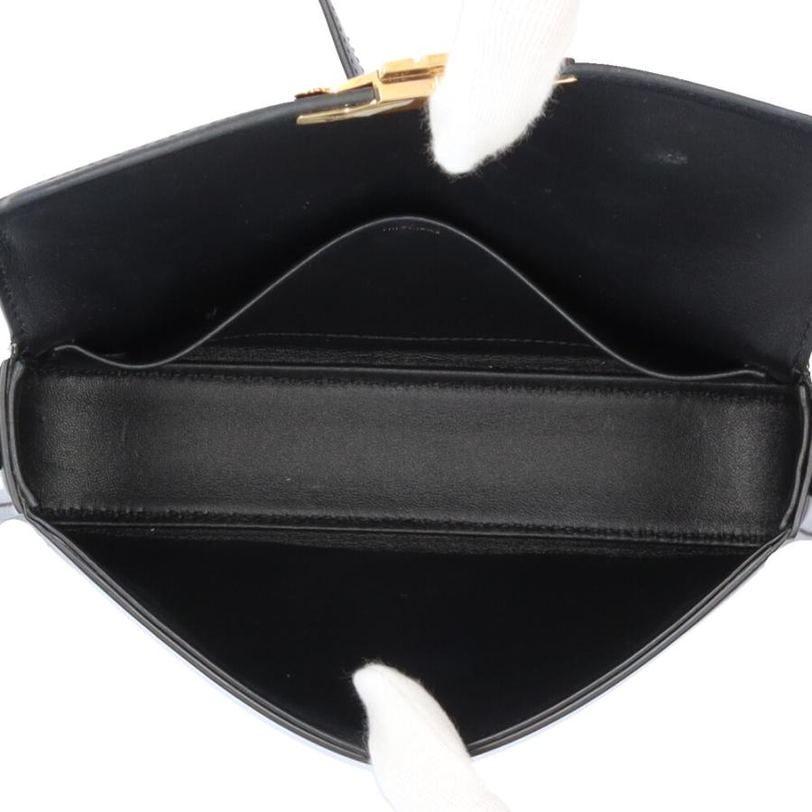 CELINE（セリーヌ） トリオンフ ショルダーバッグ レザー ブラック