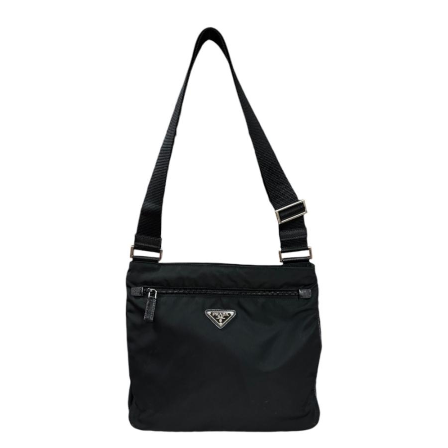 PRADA（プラダ） ショルダーバッグ ナイロン 2VH563 ブラック ユニ