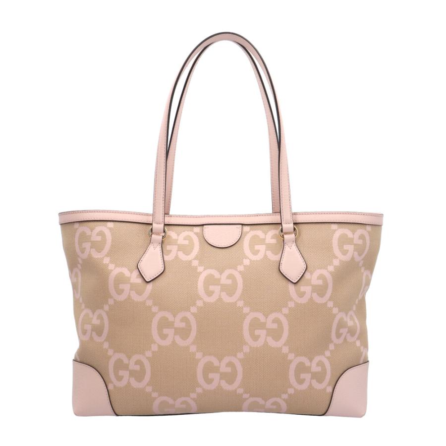 GUCCI（グッチ） ジャンボGG トートバッグ キャンバス 631685 ピンク