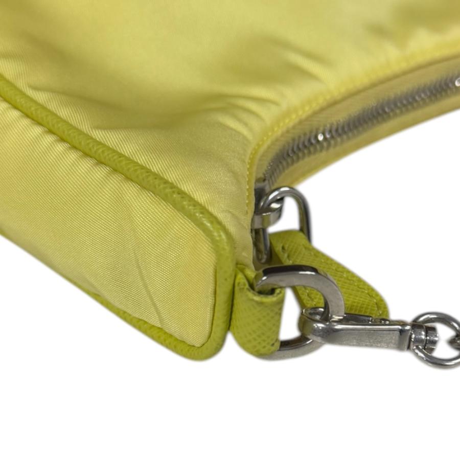 PRADA プラダ ショルダーバッグ ナイロン 1BH204 イエロー