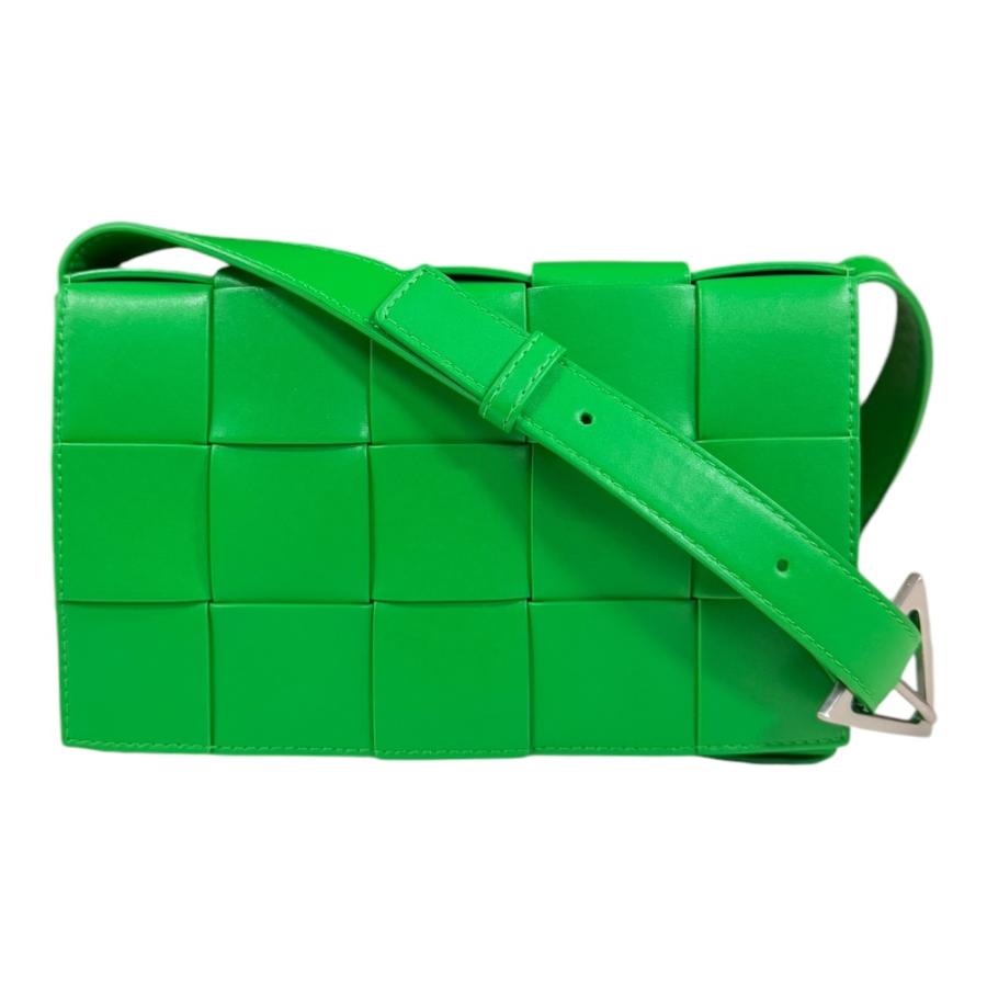 ボッテガヴェネタ カセット イントレチャート ショルダーバッグ レザー