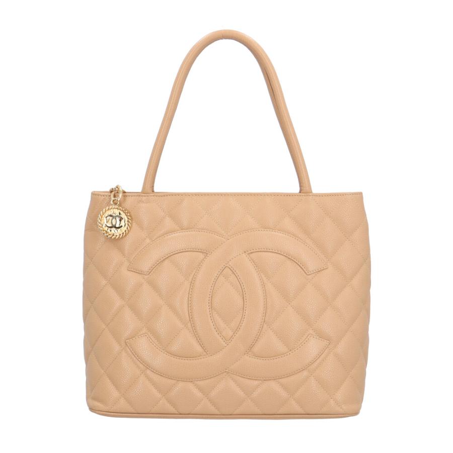 CHANEL（シャネル） 復刻トート ココマーク トートバッグ キャビア