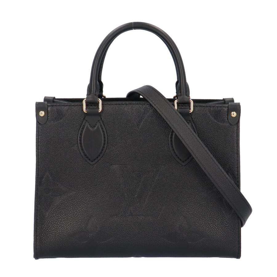 美品✨ヴィトン オンザゴーPM アンプラント ハンドバッグ ショルダー ブラック LOUIS VUITTON（ルイ・ヴィトン） オンザゴーPM モノグラムアン
