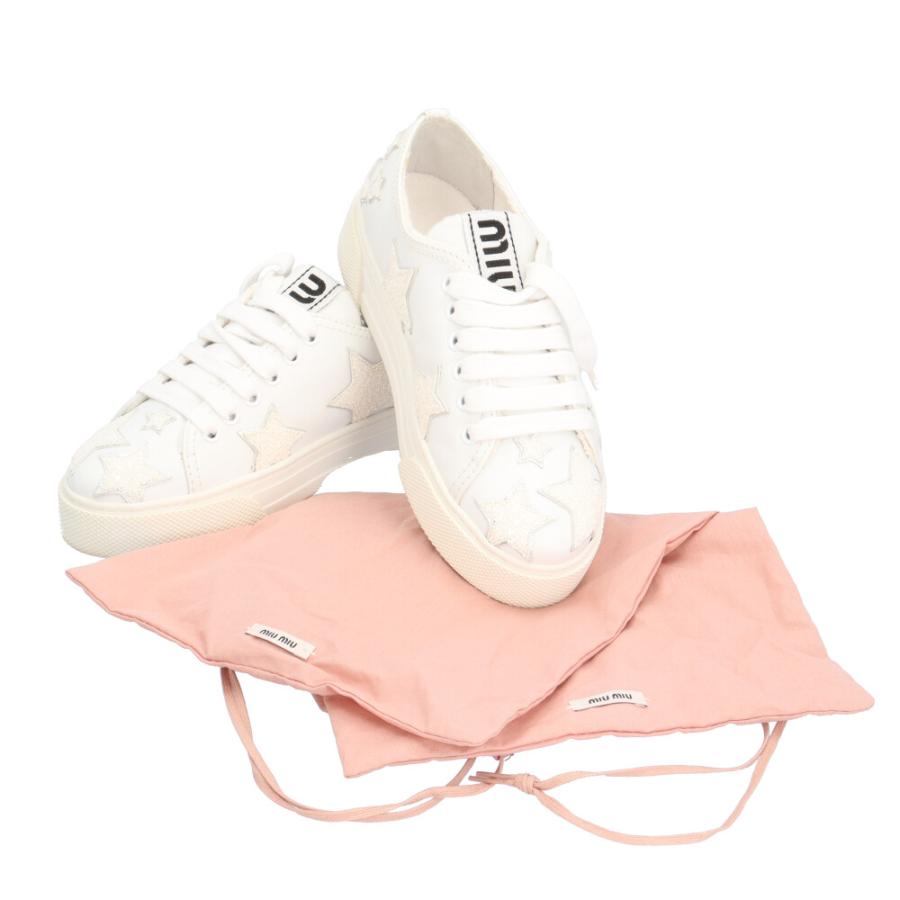 ミュウ スニーカー レザー レディース Miu 中古 美品 : R&Kリサイクル