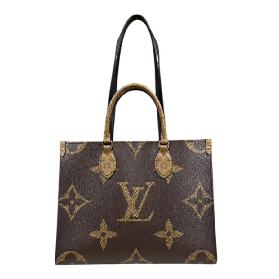 [未使用級]ルイヴィトン　オンザゴーMM モノグラムジャイアント　ハンドバッグ LOUIS VUITTON（ルイ・ヴィトン） オンザゴーMM モノグラム