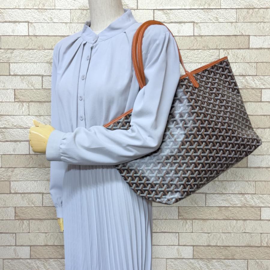 美品 ゴヤール GOYARD サンルイ PM ブラウン トートバッグ 楽天市場】ブラウン（ブランドゴヤール）（レディースバッグ