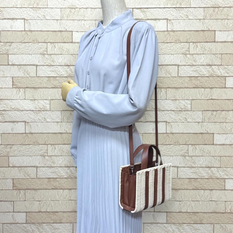Max Mara マックスマーラ ホイットニー ショルダーバッグ 籐