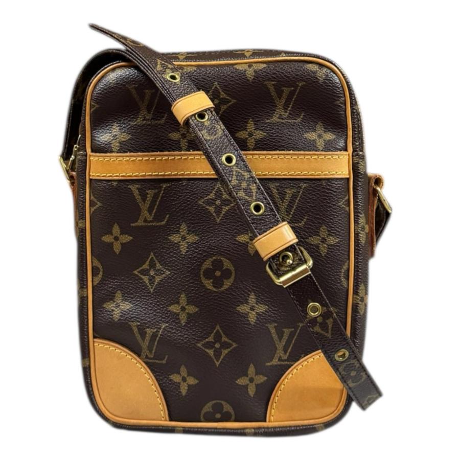 ルイ・ヴィトン LOUIS VUITTON ダヌーブ ショルダーバッグ バッグ PVCコーティングキャンバス レザー モノグラム レディース ブラウン系 M45266 【中古】 LOUIS VUITTON（ルイ・ヴィトン） ダヌーブ モノグラム ショルダー