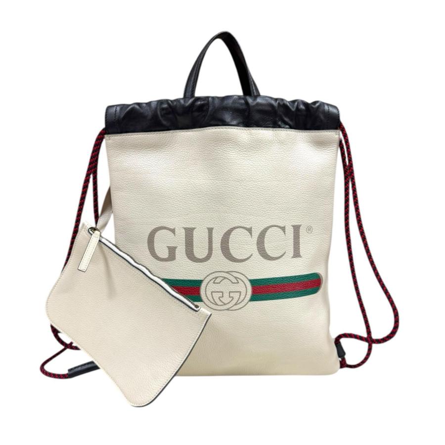 グッチ シェリー リュック・デイパック レザー 523586 ユニセックス GUCCI  中古 R&Kリサイクルキング GUCCI（グッチ） シェリー リュック・デイパック レザー 523586 ユニ