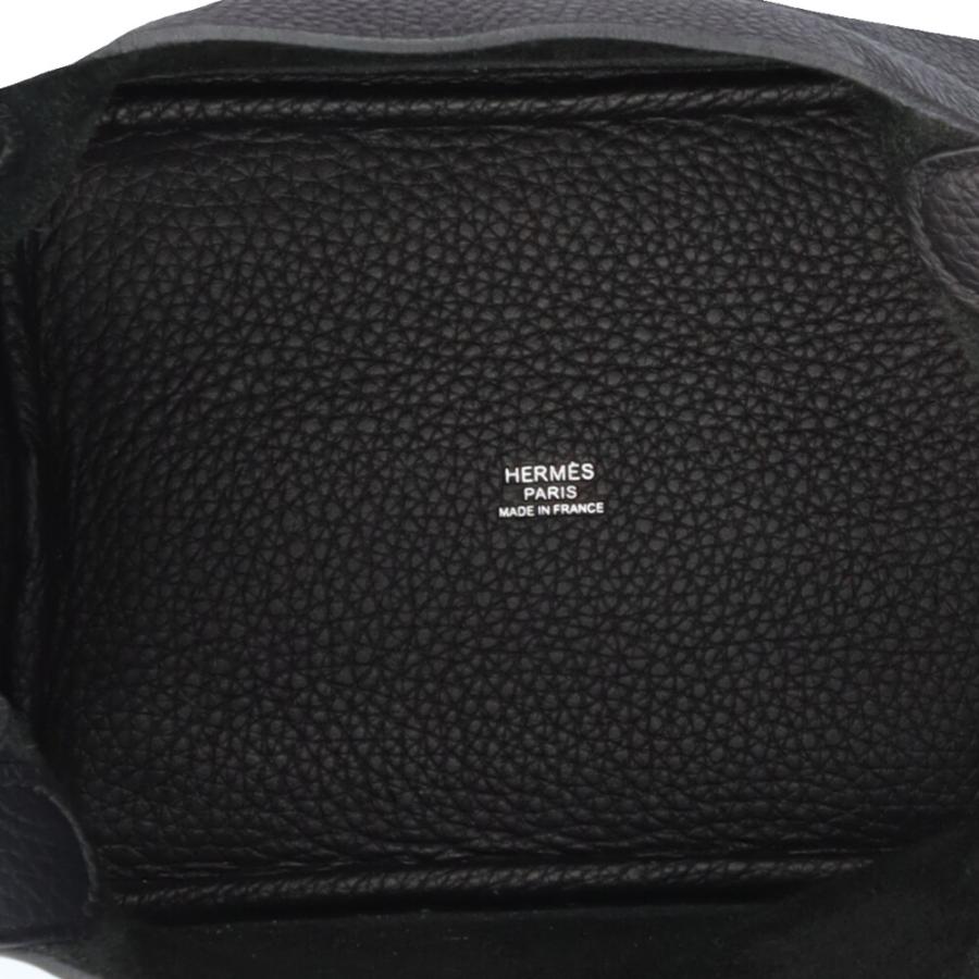 HERMES（エルメス） ピコタンロックPM ハンドバッグ トゴ ブラック
