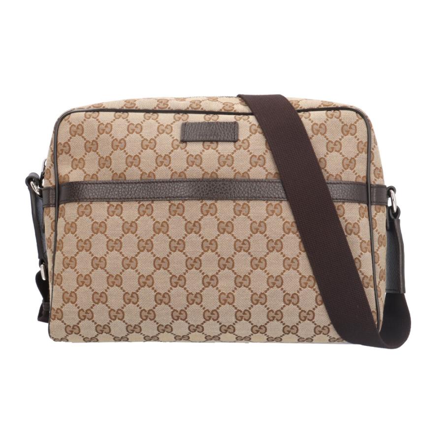 グッチ ショルダーバッグ GGキャンバス 449173 ベージュ メンズ GUCCI  中古 R&Kリサイクルキング GUCCI（グッチ） ショルダーバッグ GGキャンバス 449173 ベージュ