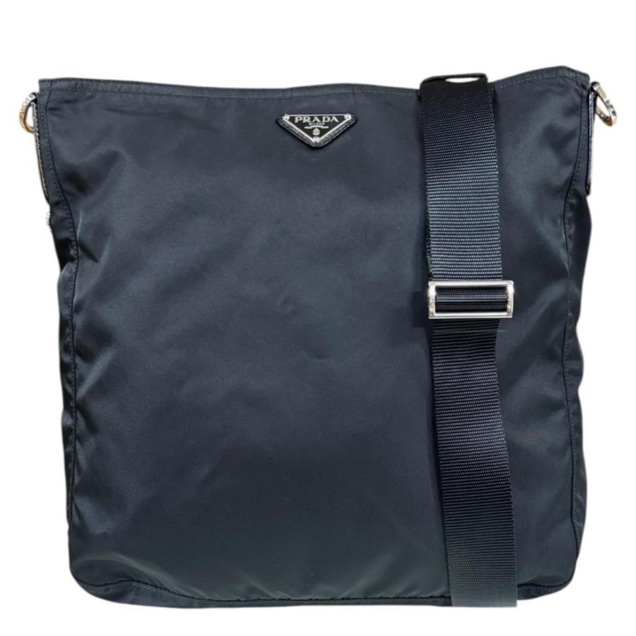 PRADA（プラダ） ショルダーバッグ ナイロン ブラック メンズ 中古
