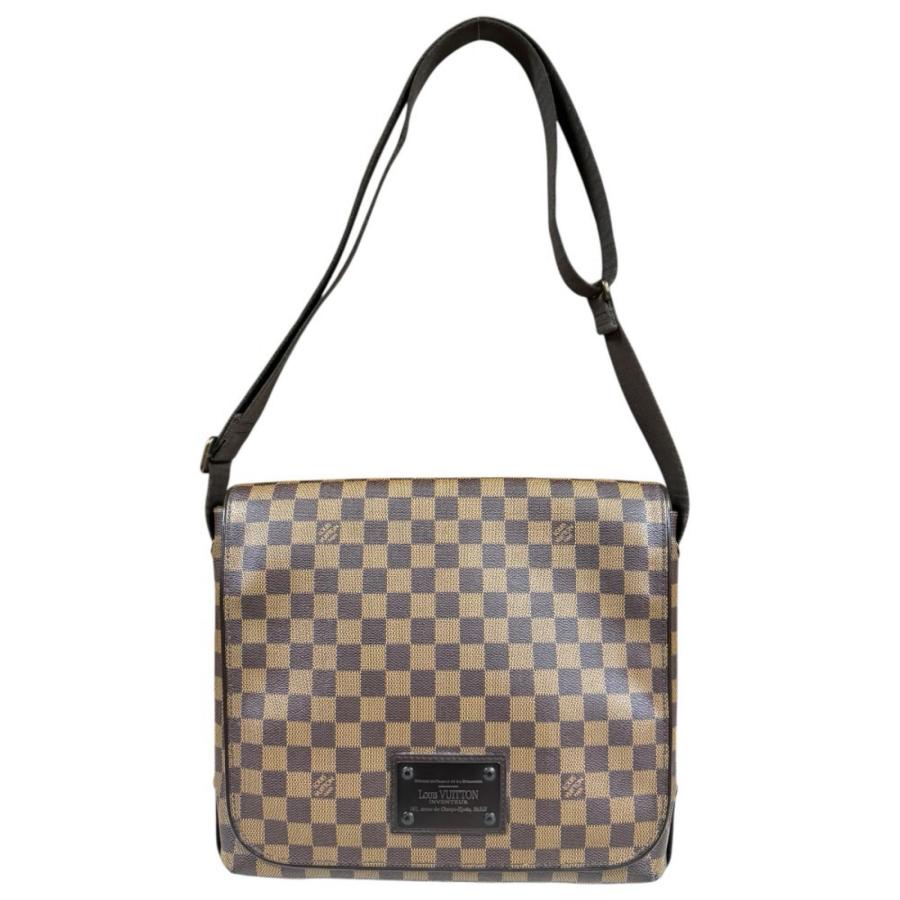 美品 ルイ ヴィトン ダミエ ブルックリンMM N51211 ショルダーバッグ  LV 1166【中古】LOUIS VUITTON LOUIS VUITTON（ルイ・ヴィトン） ブルックリンMM ダミエ ショルダー