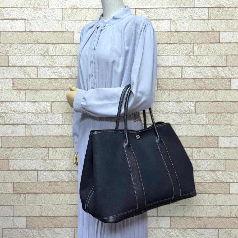 HERMES エルメス ガーデンパーティPM トートバッグ トワルオフィシエ