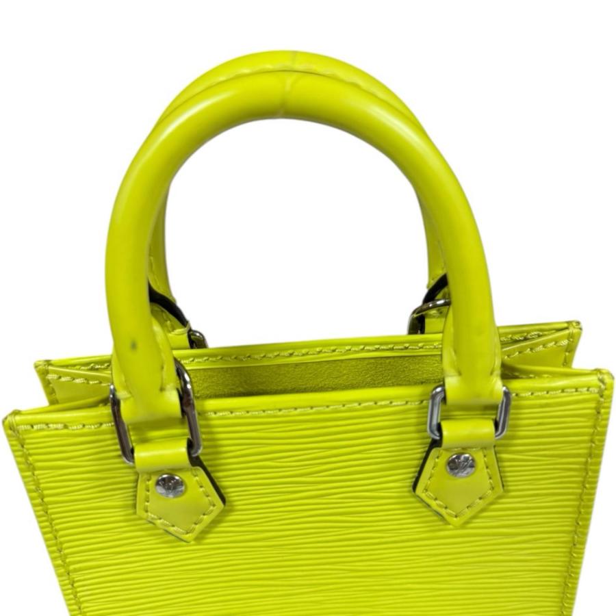 ルイヴィトン プティットサックプラ エピ ショルダーバッグ エピレザー M80169 イエロー レディース LOUIS VUITTON 中古 美品_8