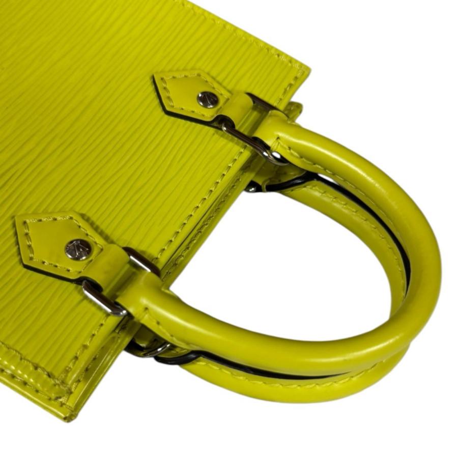 ルイヴィトン プティットサックプラ エピ ショルダーバッグ エピレザー M80169 イエロー レディース LOUIS VUITTON 中古 美品_9